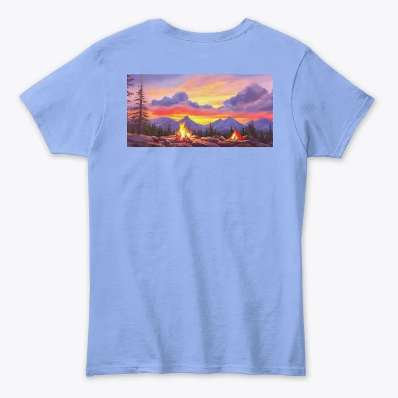 Mountain Sunset Womens Tee